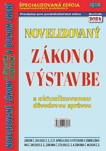 Novelizovaný zákon o výstavbe 7/2024