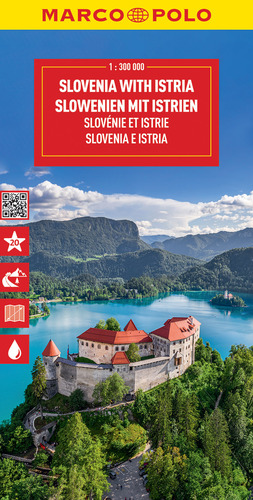 Slovinsko, Istrie 1:300 000 - automapa