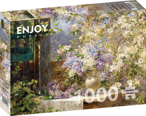 Puzzle Marie Egner: In the Blossoming Bower 1000 Enjoy