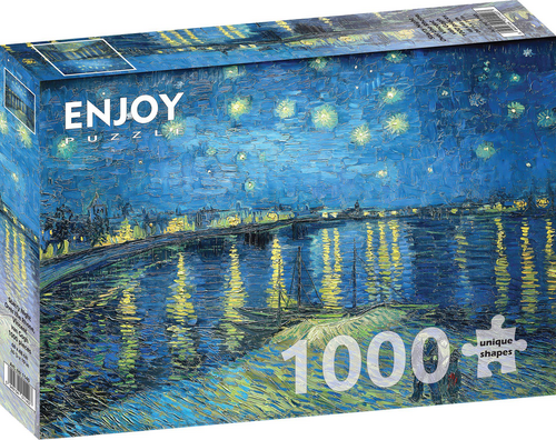 Puzzle Vincent Van Gogh: Starry Night Over Rhone 1000 Enjoy