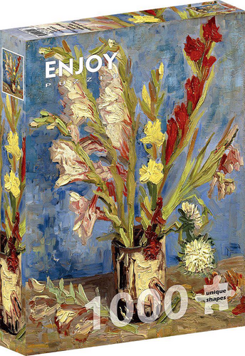 Puzzle Vincent Van Gogh: Vase with Gladioli and Chinese Asters 1000 Enjoy