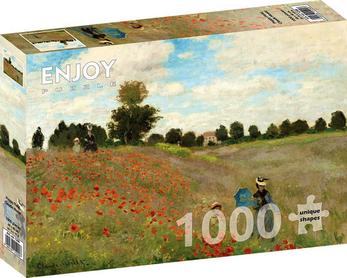 Puzzle Claude Monet: Poppy Field 1000 Enjoy