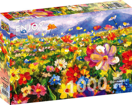 Enjoy Puzzle Farebná kvetinová lúka 1000 Enjoy