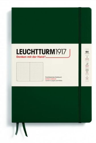Zápisník LEUCHTTURM1917 Composition (B5) Forest Green, 219 p., bodkovaný