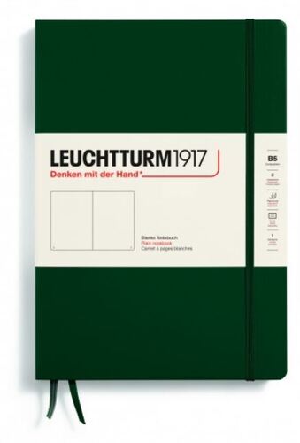 Zápisník LEUCHTTURM1917 Composition (B5) Forest Green, 219 p., čistý