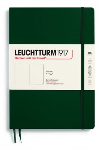 Zápisník LEUCHTTURM1917 Composition (B5) Softcover Forest Green, 123 S., čistý