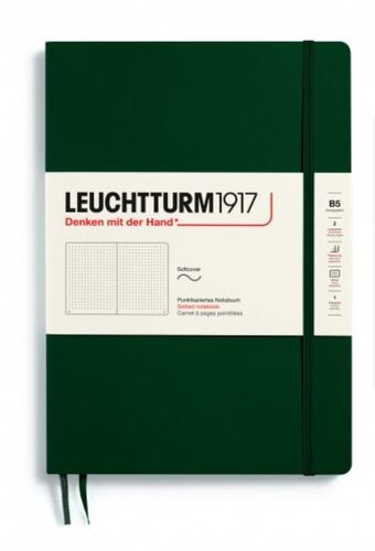Zápisník LEUCHTTURM1917 Composition (B5) Softcover Forest Green, 123 S., bodkovaný