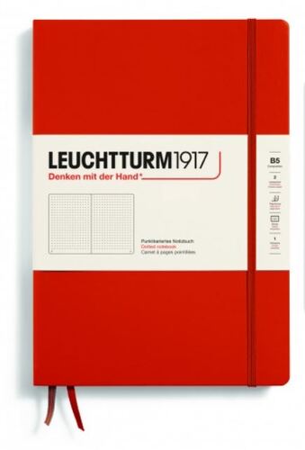 Zápisník LEUCHTTURM1917 Composition (B5) Fox Red, 219 p., bodkovaný