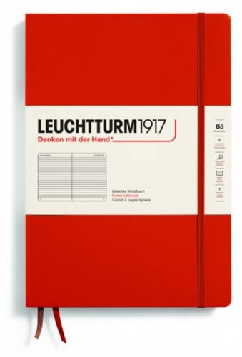 Zápisník LEUCHTTURM1917 Composition (B5) Fox Red, 219 p., riadkovaný