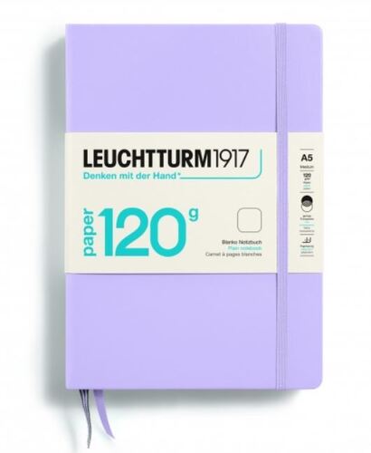 Zápisník LEUCHTTURM1917 edícia 120G Lilac, 203 p., čistý