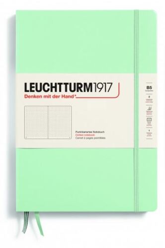 Zápisník LEUCHTTURM1917 Composition (B5) Mint Green, 219 p., bodkovaný