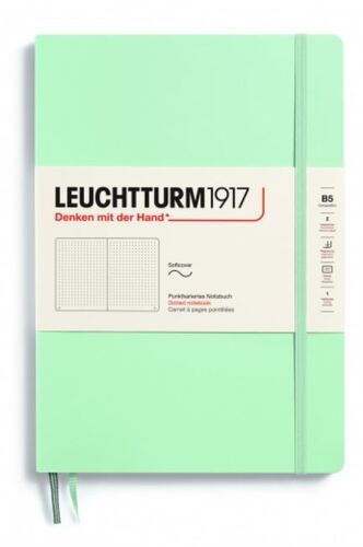 Zápisník LEUCHTTURM1917 Composition (B5) Softcover Mint Green, 123 S., bodkovaný
