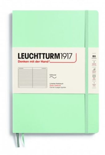 Zápisník LEUCHTTURM1917 Composition (B5) Softcover Mint Green, 123 S., linajkový
