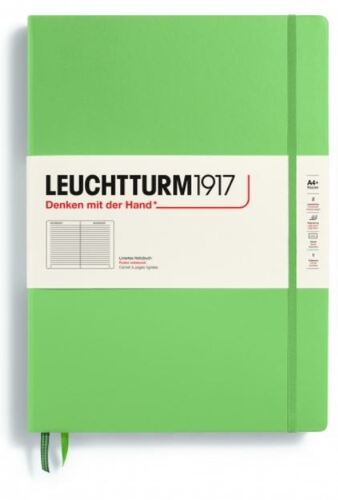 Zápisník LEUCHTTURM1917 Master Classic (A4+) Sage, 235 p., riadkovaný