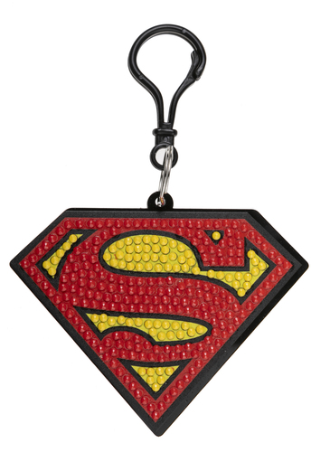 Prívesok na tašku Superman DC vykladanie z diamantov