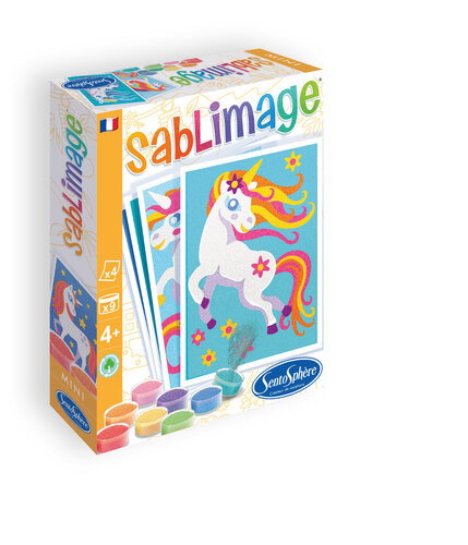 Sablimage mini - pieskové obrázky Jednorožce