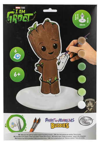Figúrka Groot Marvel XL maľovanie podľa čísel
