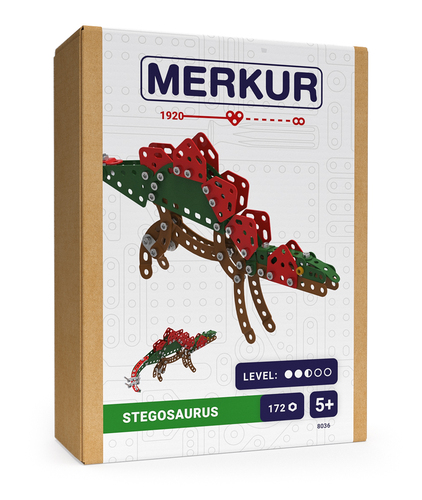 Stavebnica Merkur DINO - Stegosaurus, 172 dielov