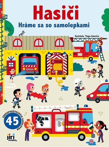 Kniha Hráme sa so samolepkami/ Hasiči