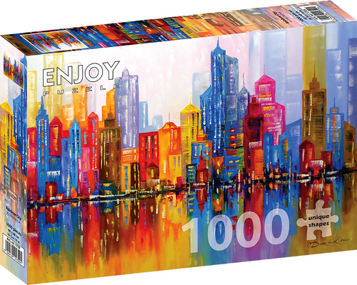 Puzzle Dúhové mesto 1000 Enjoy
