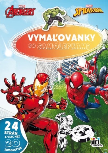 Kniha Vymaľovanky A4+/ Marvel