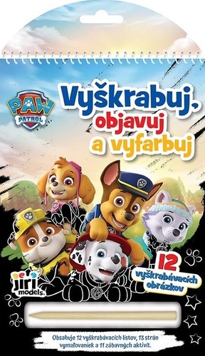 Kniha Vyškrabávacie vymaľovanky/ Labková patrola