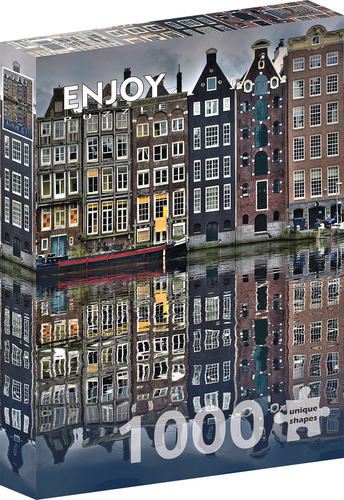 Puzzle Amsterdamské domy 1000 Enjoy