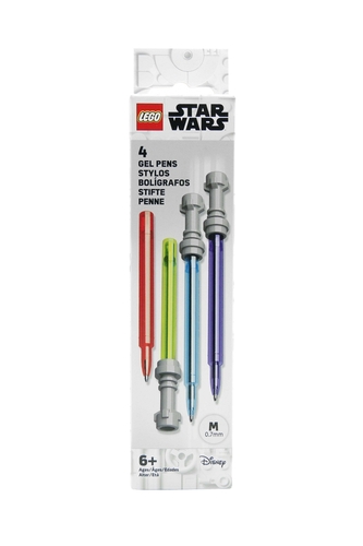 LEGO Star Wars Set Gelových pier, Svetelný meč - 4 ks (box)