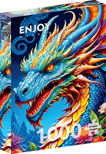 Puzzle Modrý drak 1000 Enjoy