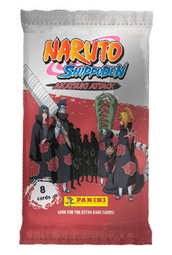 Panini Naruto Shippuden Akatsuki Attack zberateľské karty Booster Pack