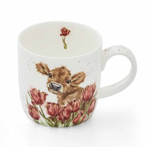 Porcelánový hrnček "Bessie", 0,31 l Wrendale Designs - kravička