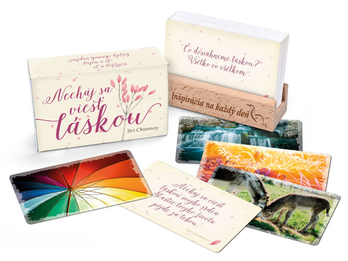 Nechaj sa viesť láskou s dreveným stojančekom kúpite na Panta Rhei