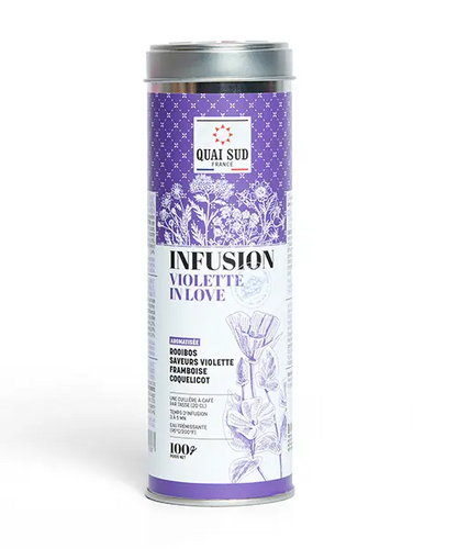 Infusion Rooibos čaj Violet in Love, fialka-malina-mak