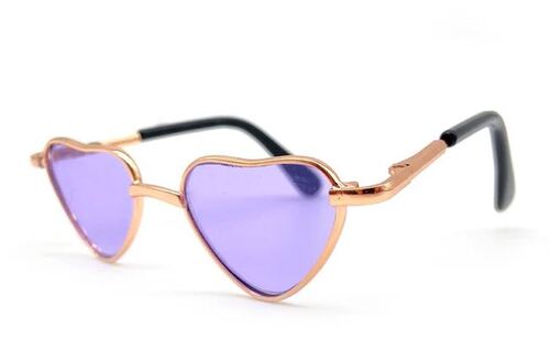 Okuliare pre alpaky srdcia - VIOLET