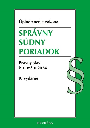 Správny súdny poriadok. Úzz, 9. vydanie, 5/2024
