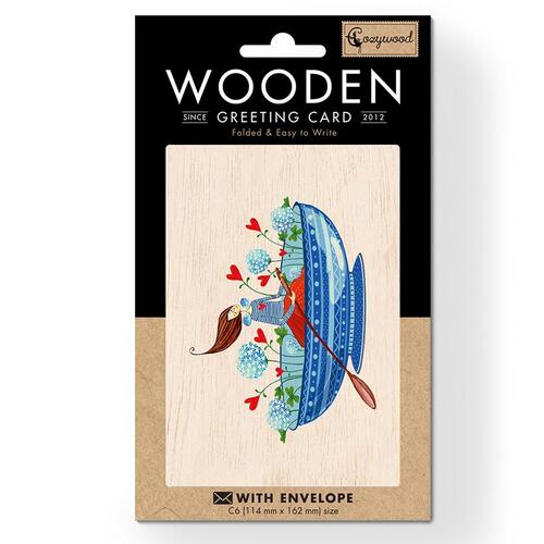 Drevené blahoželanie Loď snov Cozywood