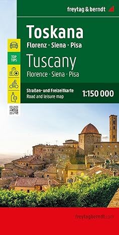 Toskánsko, Florencia 1:150 000 - automapa