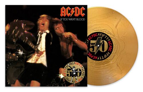 AC/DC - If You Want Blood You've Got It (50th Anniversary) (Gold Metallic) LP