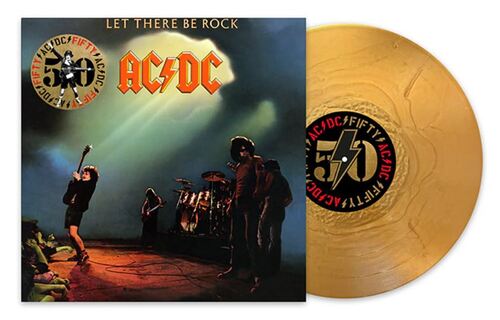 AC/DC - Let There Be Rock (50th Anniversary Gold Metallic) LP