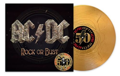 AC/DC - Rock Or Bust (50th Anniversary) (Gold Metallic) LP