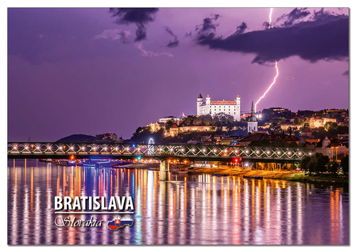 (A6) Pohľadnica A6 Bratislava e12 (búrka)