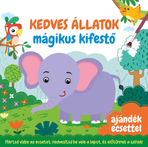 Kedves állatok - Mágikus kifestő