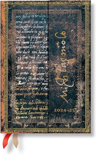 18 mesačný diár 2024/2025 Michelangelo Mini HOR Paperblanks