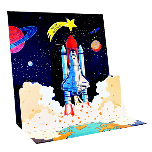 3D Blahoželanie - Raketa