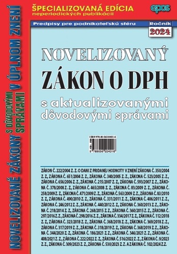 Novelizovaný zákon o DPH 10/2024