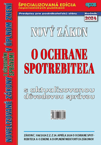 Nový zákon o ochrane spotrebiteľa 12/2024