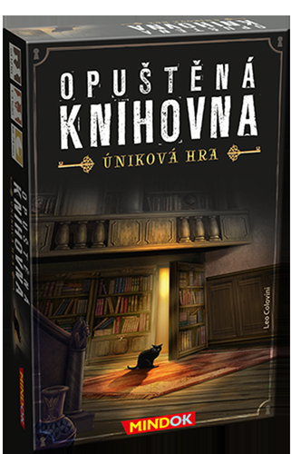 Úniková hra Opuštěná knihovna (hra v češtine) Mindok