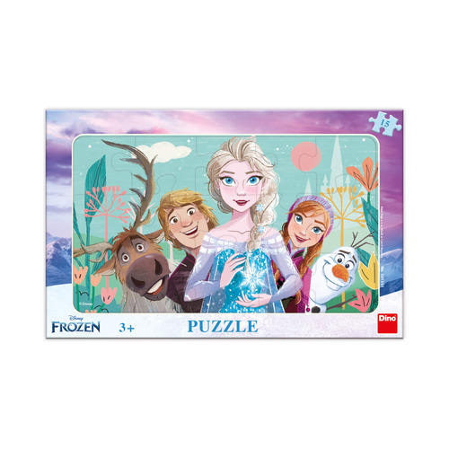 Puzzle Ľadové kráľovstvo: Rodina 15 Dino
