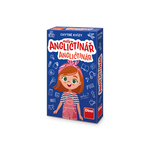 Naučná hra Chytré kvízy: Malý angličtinár Dino