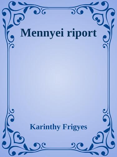 Mennyei riport